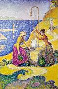 Paul Signac Women at the Well painting
